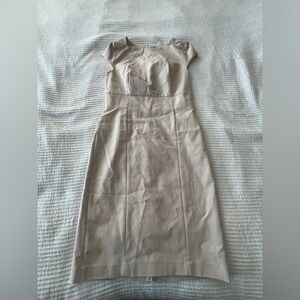 New Ann Taylor Tan Cap Sleeve Dress - Size 4